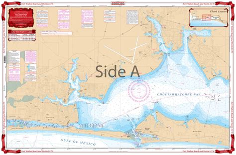 Coverage Of Fort Walton Beach And Destin Icw Navigation Chart 91