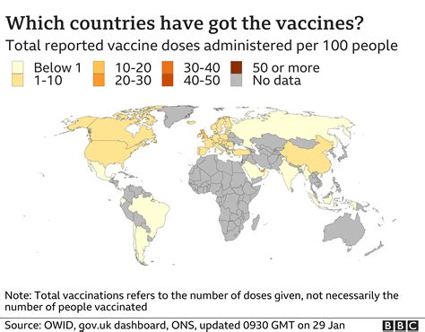 Covid Map Coronavirus Cases Deaths Vaccinations By Country Bbc News