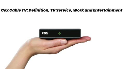 Cox Cable Tv Definition Tv Service Work And Entertainment