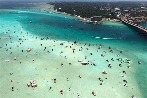 Crab Island And Cruising The Destin Harbor Ocean Reef Resorts