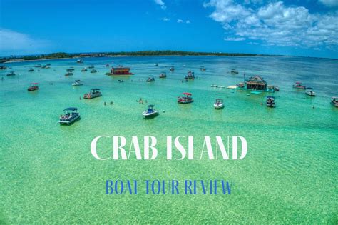 Crab Island Boat Tour Review Beach Condos In Destin