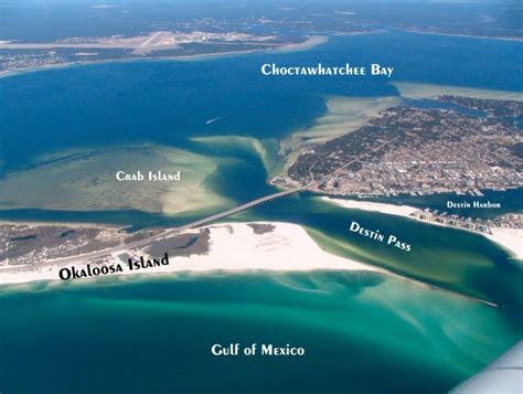 Crab Island Destin Florida Map Map