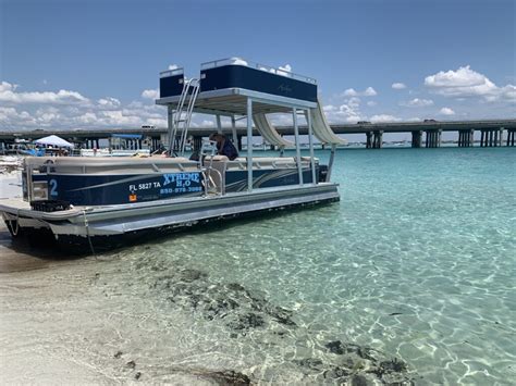 Crab Island Pontoon Boat Rentals Destin Fl Youtube