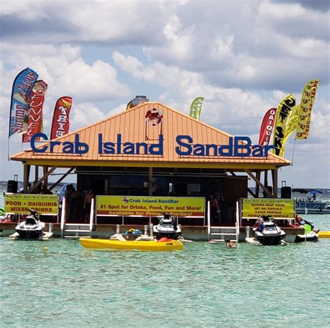 Crab Island Sandbar Bar Destin Destin