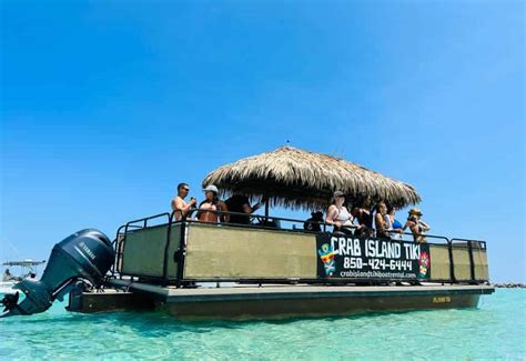 Crab Island Tiki Boat Rentals Online Booking