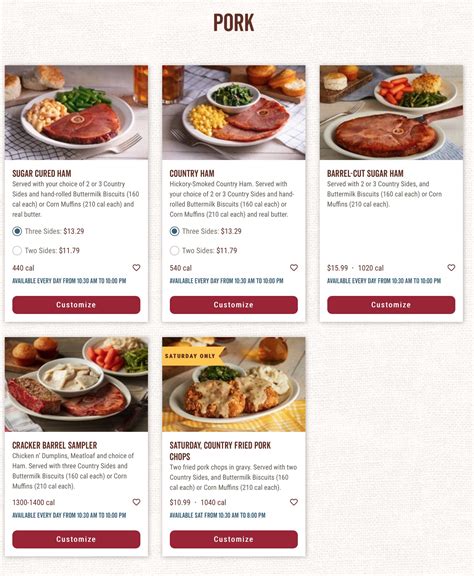 Cracker Barrel Menu With Prices Updated July 2024