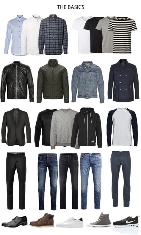 Creating Essential Men S Basic Wardrobe Checklist Drufashion