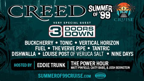 Creed Returns With Summer Of Amp 39 99 Cruise 98Rock Big Rig