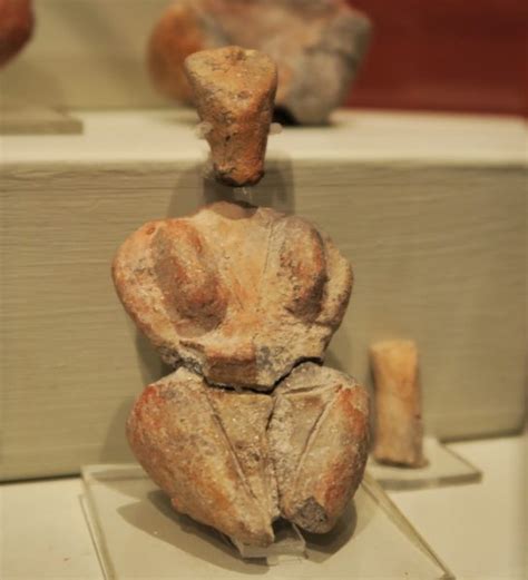 Crude Female Figurine National Museum Of Archaeology Valletta Malta Mikestravelguide Com