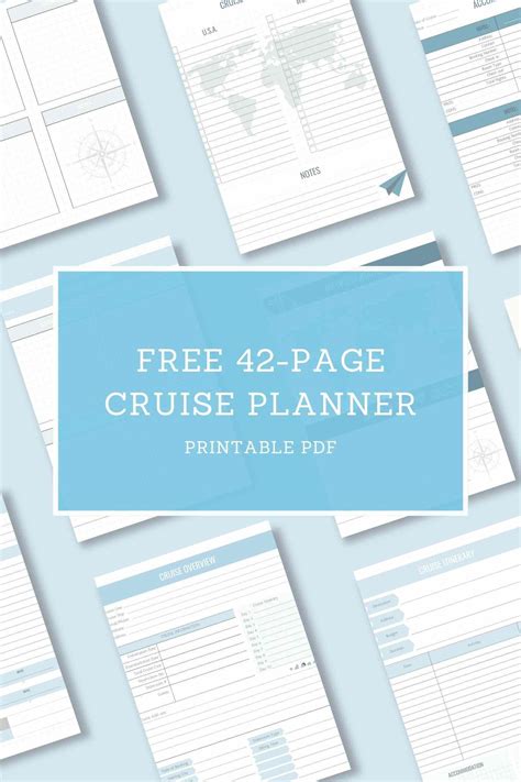 Cruise Planners Free 42 Page Printable Comprehensive Guide