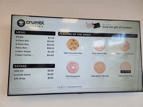 5 Crumbl Cookies Destin Flavors