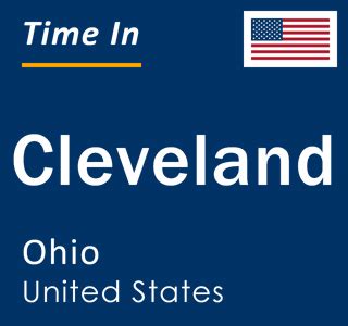 Current Local Time In Cleveland Ohio United States