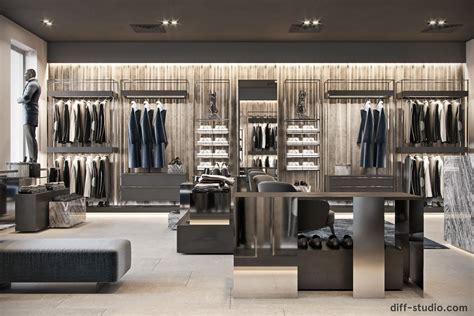 Custom Boutique Men Clothing Store Design Retail Fashion Menswear Shop Interior Design Ideas