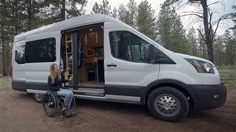 Custom Camper Van Is Wheelchair Accessible And Ready For Adventure