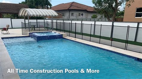 Custom Pool And Spa In Miami Florida Youtube