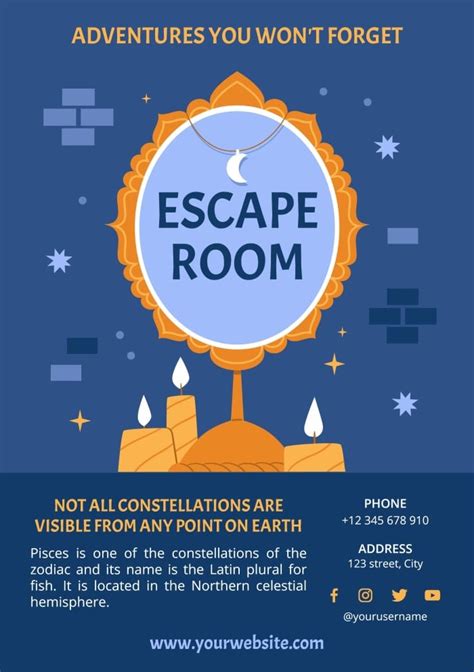 Customize This Hand Drawn Adventures Escape Room Invitation Ready Made