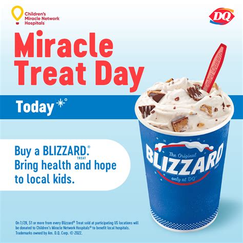 Dairy Queen S Miracle Treat Day To Be Held Thursday Wham