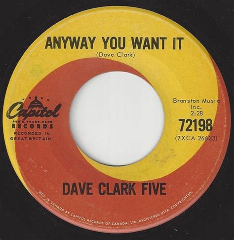 Dave Clark Five Any Way You Want It 1964 Vinyl Discogs