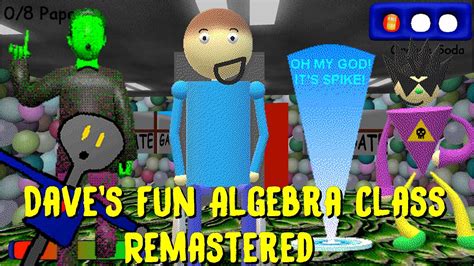 Daves Fun Algebra Class Remastered Demo Youtube