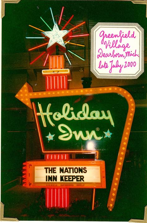 David Cobb Craig A Salute To The Holiday Inn Sign