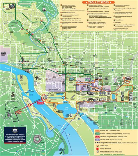 DC Travel Map Guide