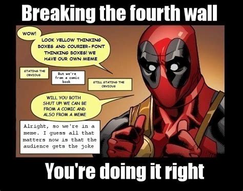 Deadpool Yellow Boxes Voices In Your Head Funny Marvel Memes