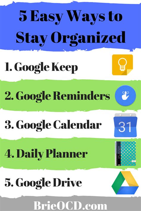 Dealz 5 Easy Ways To Stay Organised