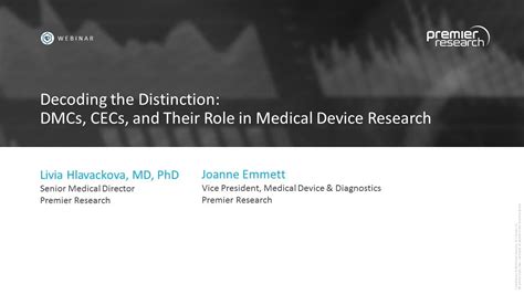 Decoding The Distinction Dmcs Cecs And Their Role In Medical Device