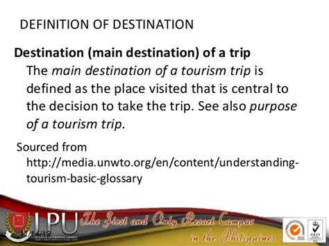 Defined Destinations Made Easy