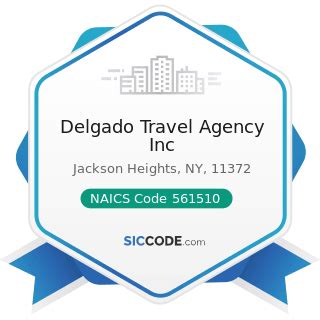 Delgado Travel Agency Inc Zip 11372 Naics 561510