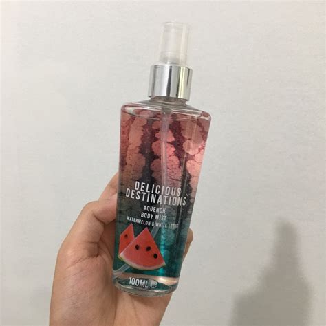 Delicious Destinations Body Mist In Watermelon White Lotus On Carousell