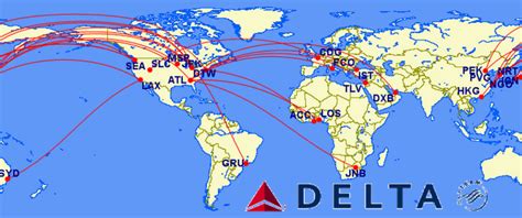 Delta Air Lines Flies Nonstop To The Most International Destinations