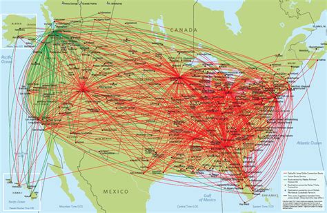 Delta Airlines Destination Map