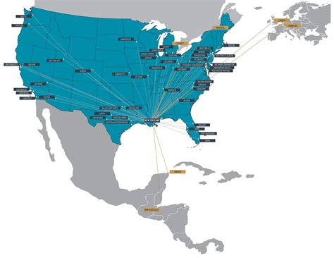 Delta Airlines Flight Times Map