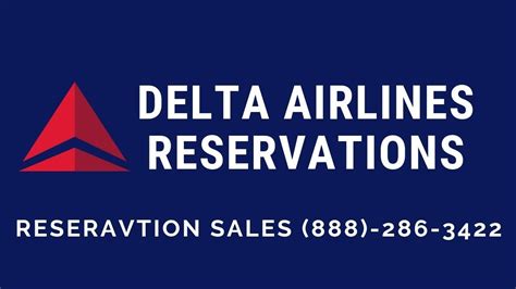 Delta Travel Reservation Info