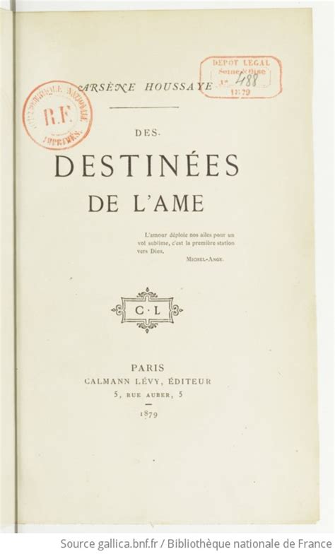 Destinées de l'âme spirituelle