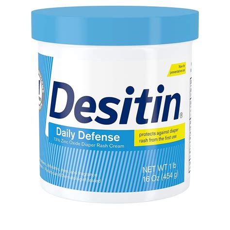 Desitin Daily Defense Baby Diaper Rash Cream With Zinc Oxide To Treat