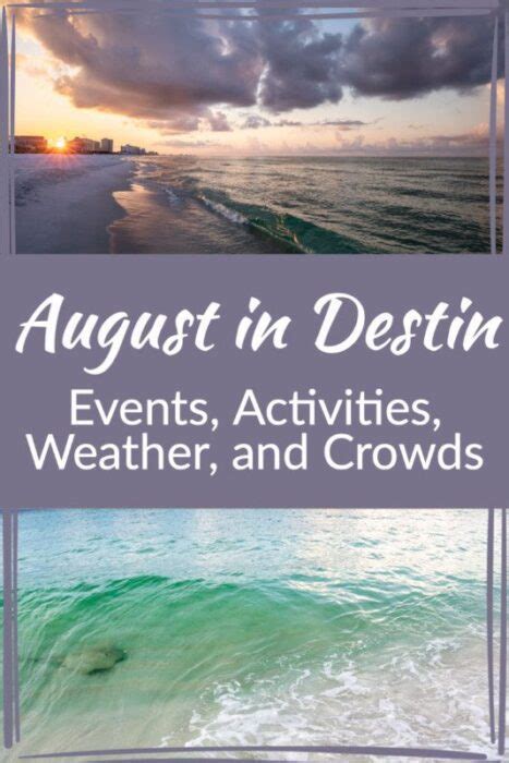 Destin August Weather Forecast