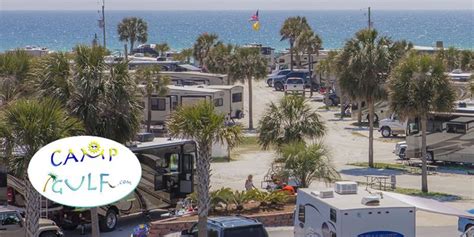 Destin Beach Camping Okaloosa Island Rv Camping Parks Camping