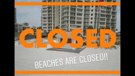 5 Reasons Destin Beach Closed