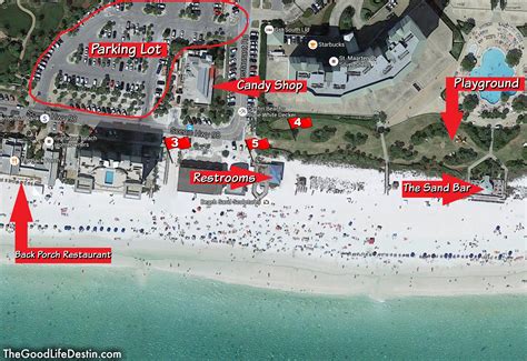 Destin Beach Florida Map Guide