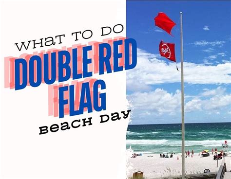 Destin Beach Red Flag Get The Coast