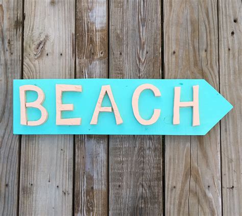 Destin Beach Sign Photo On Wood Etsy