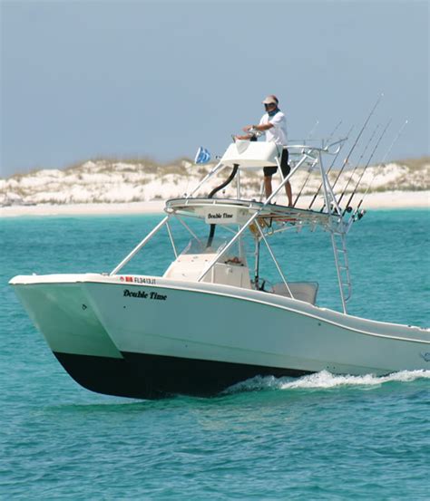 Destin Catamaran Fishing Boat Double Time Charters