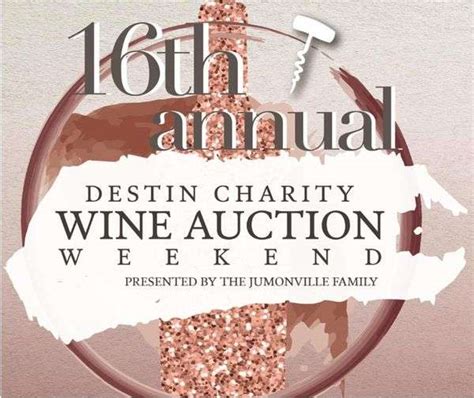 Destin Charity Wine Auction Patron Dinners Sowal Com