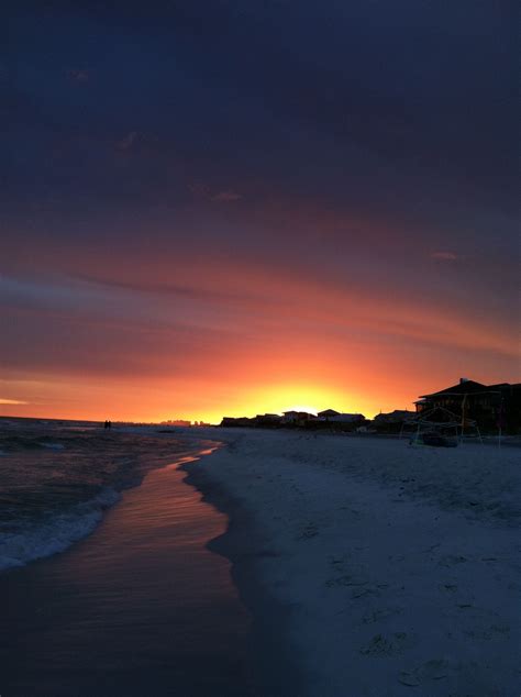 Destin Fl Beach Late Night Fl Beaches Beach Vacation Scenery