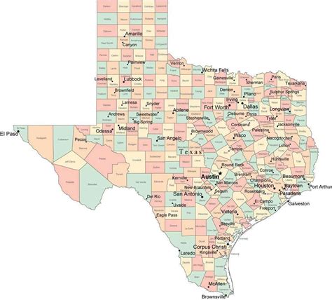 Destin Fl County Map Texas Map With Cities And Counties