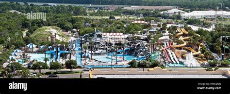 Destin Fl Usa July 24 2014 Big Kahuna Water Theme Park With Slides