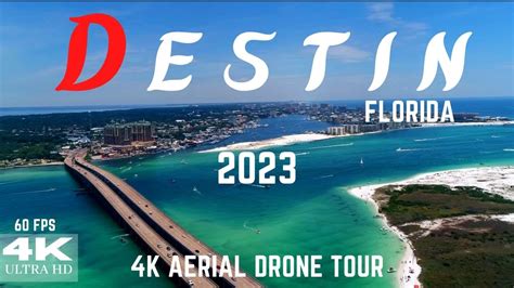 Destin Florida 4K Uhd 60Fps Aerial Drone Tour Youtube