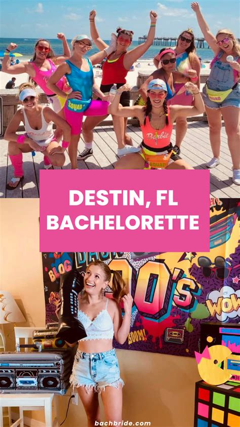 Destin Florida Bachelorette Party 90 S Themed Bach Bride